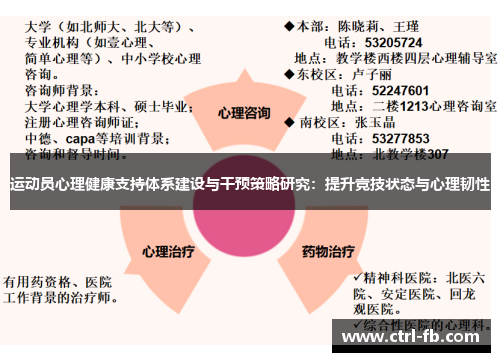 运动员心理健康支持体系建设与干预策略研究：提升竞技状态与心理韧性