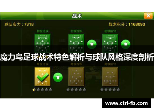 魔力鸟足球战术特色解析与球队风格深度剖析